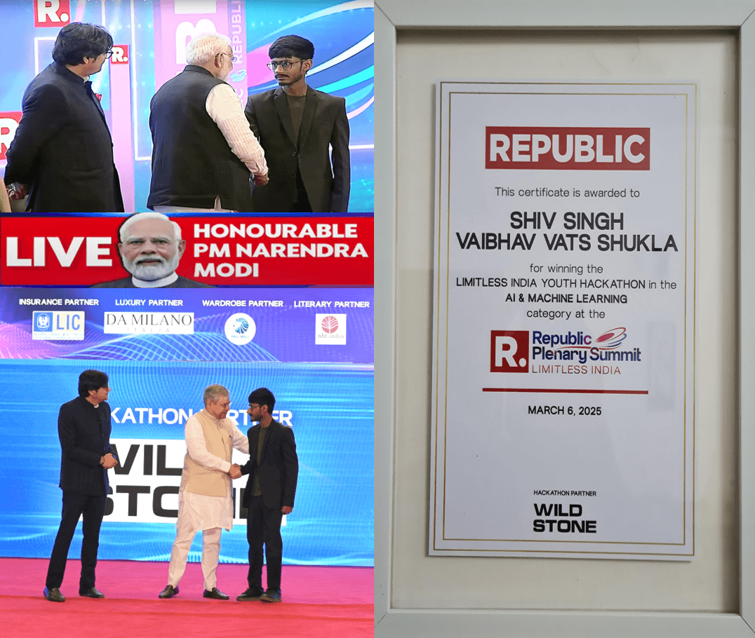 Felicitated by Prime Minister Narendra Modi